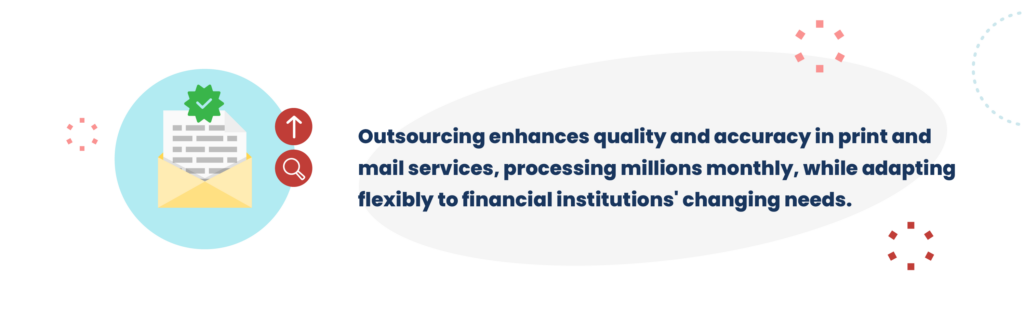 Benefits of outsourcing print and mail communications