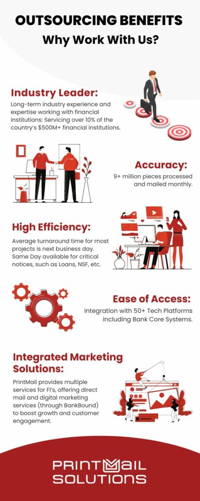 Outsource benefits infographic